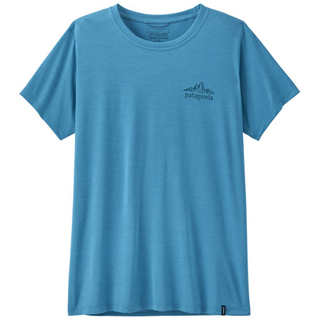 Ženska majica Patagonia Women's Capilene Cool Daily Shirt - Cloud Crag plava Shore Blue - Light Shore Blue X-Dye