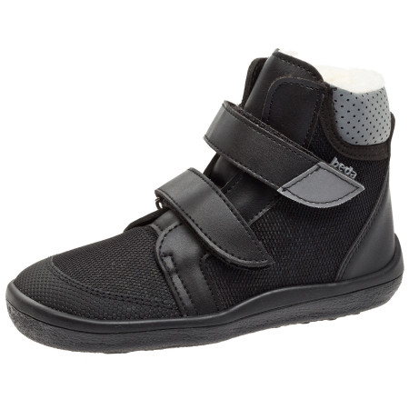 Dječje barefoot cipele Beda Daisy Black crna Black