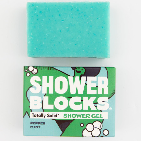 Gel za tuširanje Shower Blocks Solid Shower Gel - Pepper Mint zelena