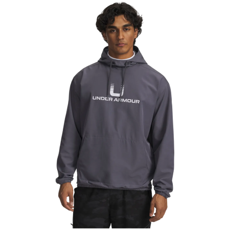Muška jakna Under Armour Unstoppable Wvn Hoodie siva Gray