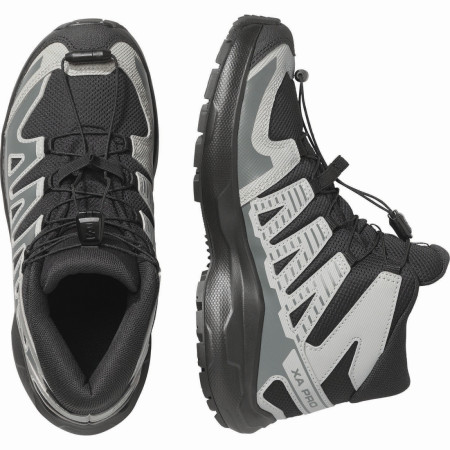 Dječja obuća Salomon Xa Pro Mid Wp J Black-Sedona Sage-Wrought Iron