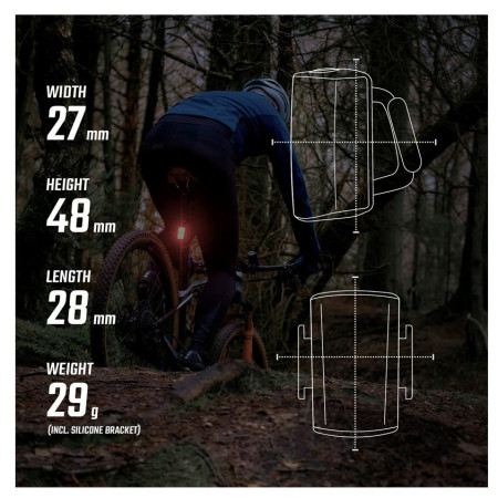 Prednje / zadnje svjetlo Sigma Buster 800 + Buster RL 80