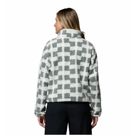 Ženska dukserica Columbia Helvetia™ II Printed Cropped Half Snap
