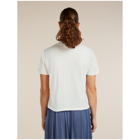 Ženska majica Icebreaker Merino 150 Tech Lite SS Crop Tee NZ Flora