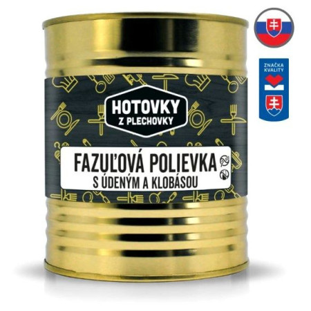 Juha Hotovky z plechovky Grahova juha s dimljenim mesom i kobasicom (800 ml)