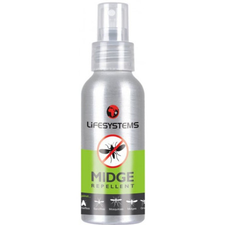 Repelent Lifesystems Midge Repellent 100ml spray siva