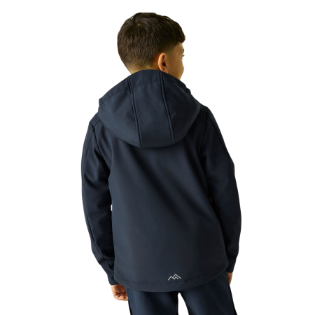 Dječja softshell jakna Regatta Haydenbury Navy (Wild Lime)