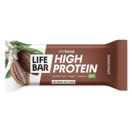 Energetska pločica Lifefood Lifebar Oat Snack Protein čokoládový BIO 40 g