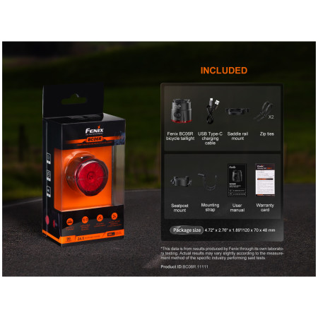 Zadnji žmigavac Fenix BC06R