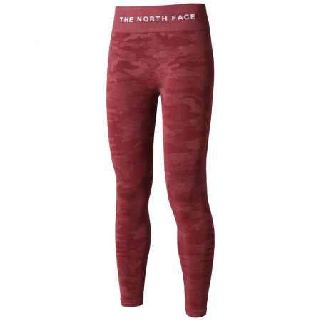 Ženske tajice The North Face W Ma Lab Seamless Bottom - Eu crvena Wild Ginger/Cordovan