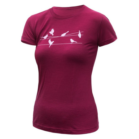 Ženska funkcionalna majica Sensor Merino Active Songbirds