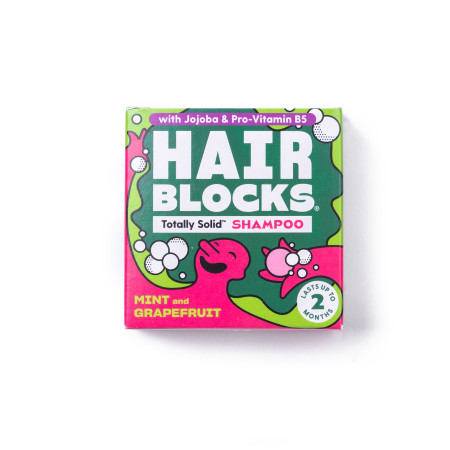 Šampon Shower Blocks Solid Shampoo - Mint & Grapefruit