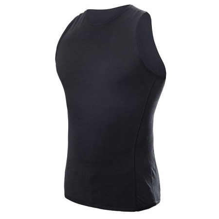 Muška majica bez rukava Sensor Merino Air crna