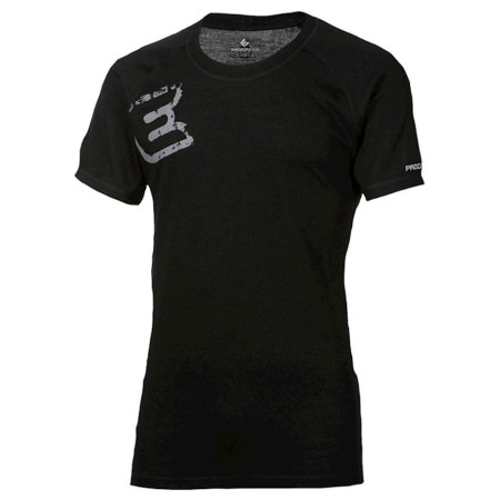 Muške funkcionalne majice Progress Progress NKR Print "E" potisk crna Black