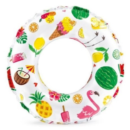 Kolut za plivanje Intex Lively Print Swim Ring 59230NP zelena