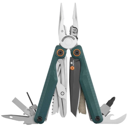 Multi-tool Leatherman Wave Alpha + Bit Kit zelena CASCADIA