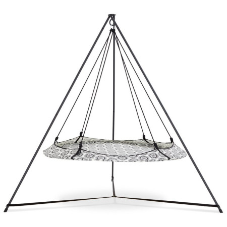 Ljuljačka Hamaka.eu Hangout Pod SET crna/bijela