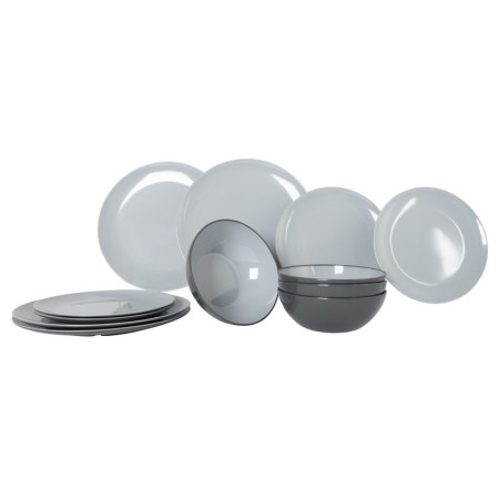 Set posuđa Gimex Tableware grey 12 pcs