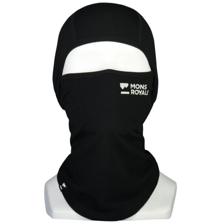 Podkapa Mons Royale Santa Rosa Merino Flex 200 Balaclava black crna Black