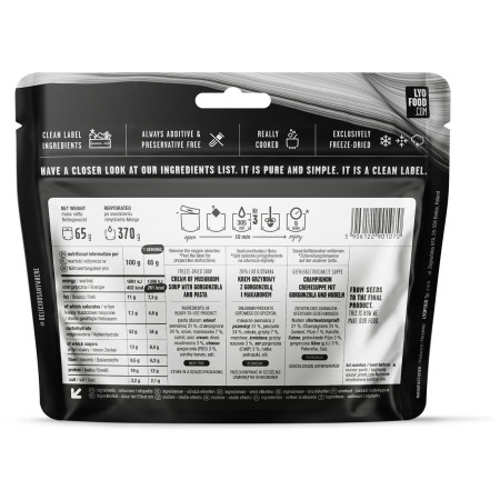 Dehidrirana hrana Lyo food Creamy Mushroom Soup