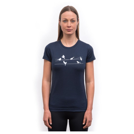 Ženska funkcionalna majica Sensor Merino Active Songbirds