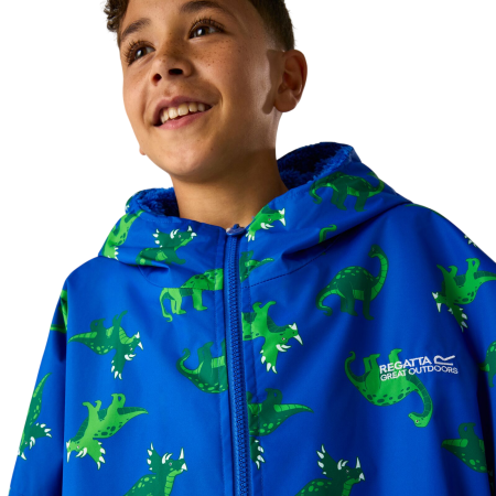 Dječji nepromočivi kaput Regatta Junior Changing Robe Olymp Blue Dino