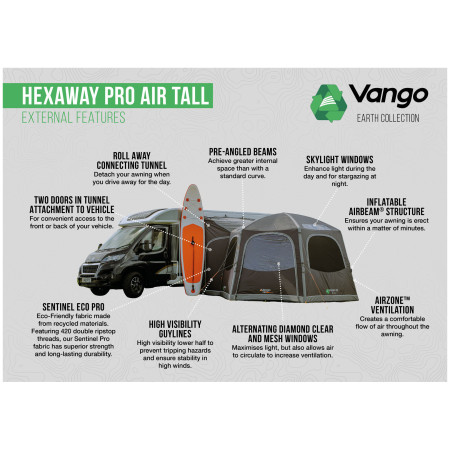 Šator za kamper Vango HexAway Pro Air Tall