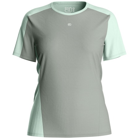 Ženska funkcionalna majica Ortovox 120 Cool Tec Fast Upward Ts W zelena/siva Green Sage