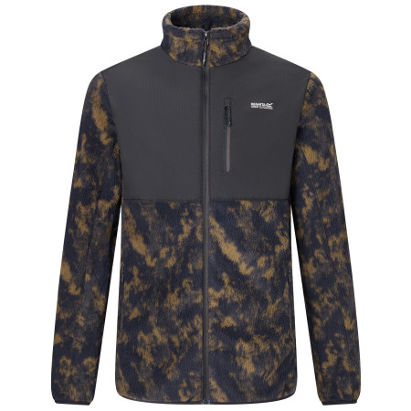 Muške funkcionalne majice dugih rukava Regatta Morran WR fleece maskirna TextrdPr/Blk