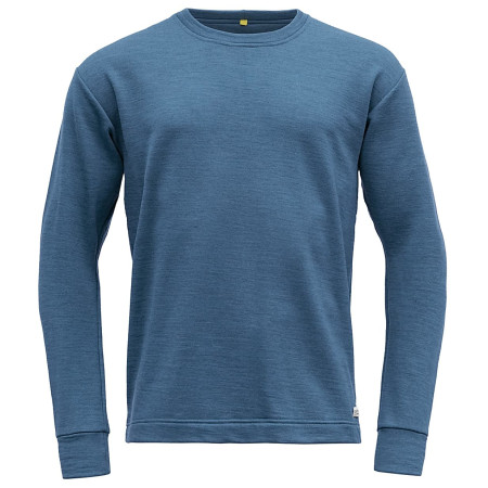 Muške funkcionalne majice dugih rukava Devold Nibba Man Sweater plava BlueMelange