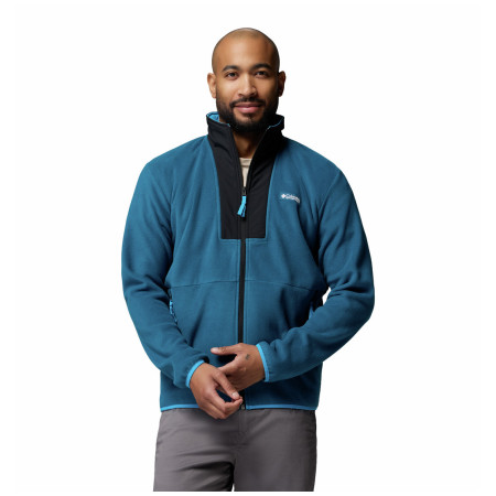 Muška dukserica Columbia Sequoia Grove™ Ii Fz Fleece plava Phoenix Blue, Black