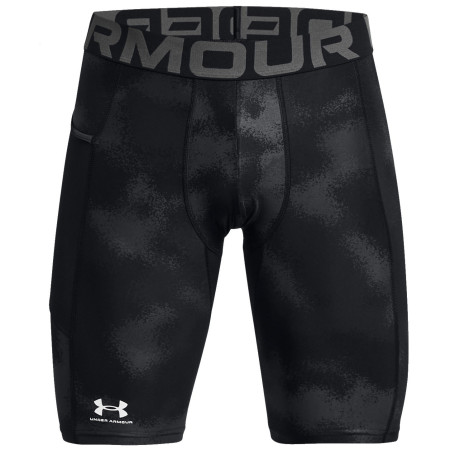 Muški funkcionalni donji veš Under Armour HG Armour Printed Lg Sts crna/siva Black/White