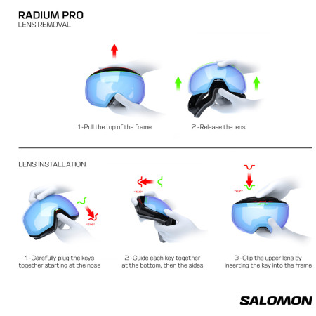 Skijaške naočale Salomon Radium Pro Sigma (And Extra Lens)
