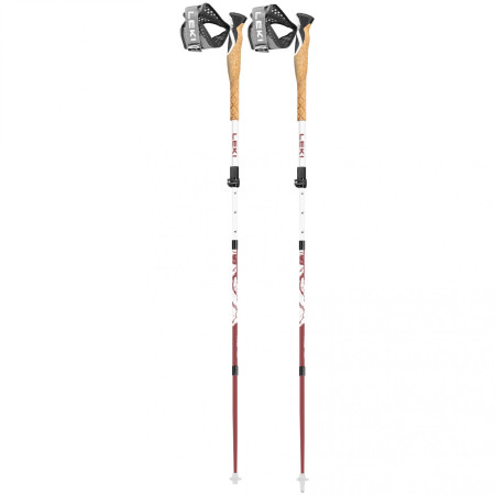 Štapovi za trail trčanje Leki Cross Trail FX Superlite Compact 110-120 cm bijela