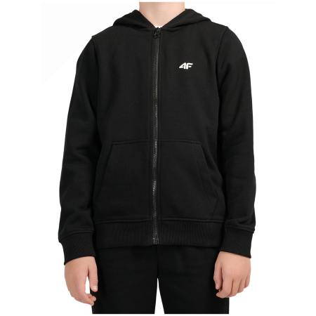 Dječja dukserica 4F Sweatshirt M2754 Deep Black crna Deep Black