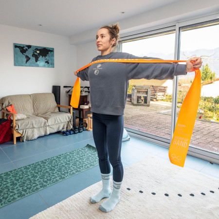 Elastična traka za vježbanje YY VERTICAL Warm Up Band Orange Hard