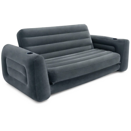 Stolica na napuhavanje Intex Pull-out Sofa tamno siva grey