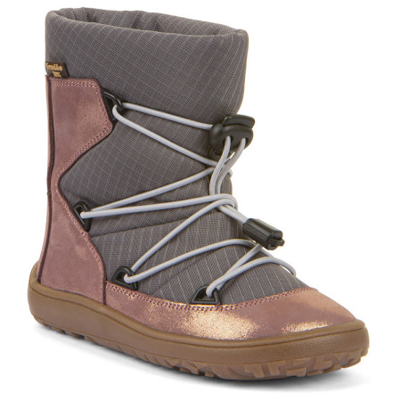 Ženske zimske cipele Froddo Barefoot Tex Track Wool siva/ružičasta grey/pink