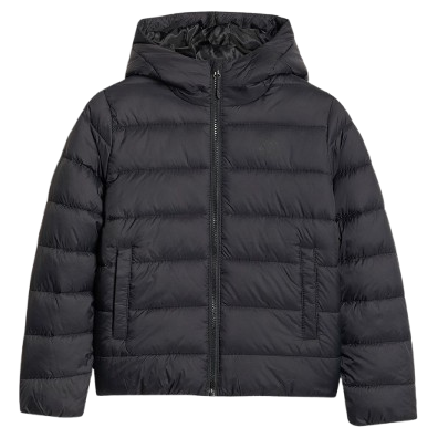 Dječja jakna 4F Down Jacket U0704 crna DEEP BLACK