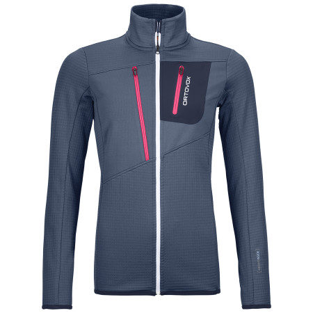 Ženska dukserica Ortovox W's Fleece Grid Jacket plava NightBlue