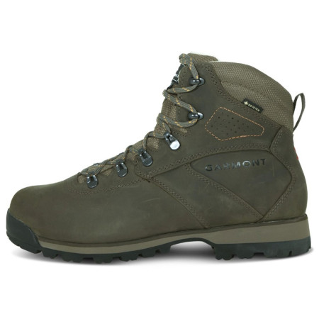 Muške cipele za planinarenje Garmont Pordoi Nubuck GTX smeđa OliveGreen/DarkOrange