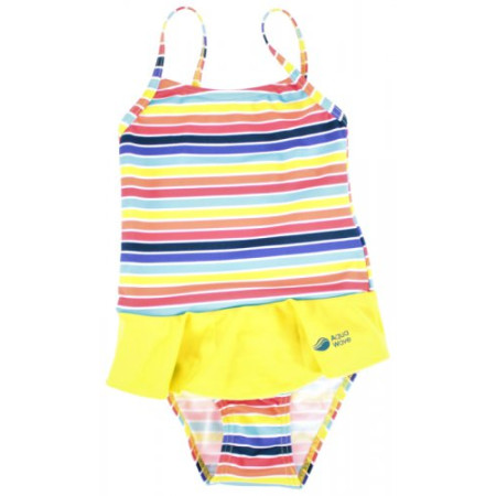 Dječji kupaći Aquawave Sofia žuta StripePrint/SulfurSpring/Poseidon