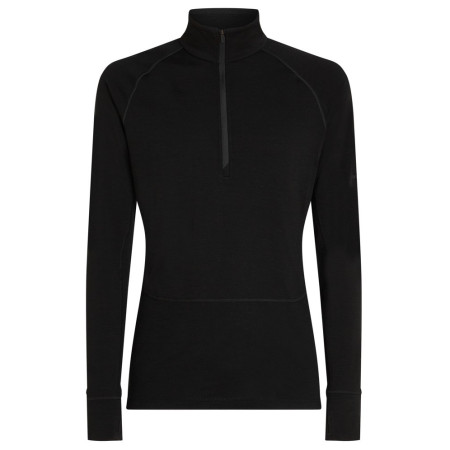 Muške funkcionalne majice Icebreaker Men Mer 200 ZoneKnit LS Half Zip crna Black