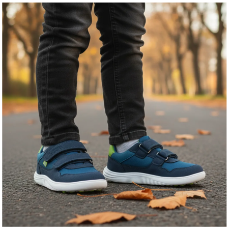 Dječje cjelogodišnje barefoot cipele Bugga Safi Blue