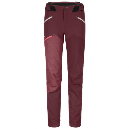 Ženske hlače Ortovox W's Westalpen Softshell Pants crvena