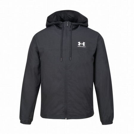 Muška jakna Under Armour Rival Wvn Windbreaker crna Black/Black/White