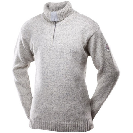Džemper Devold Nansen Zip Neck siva