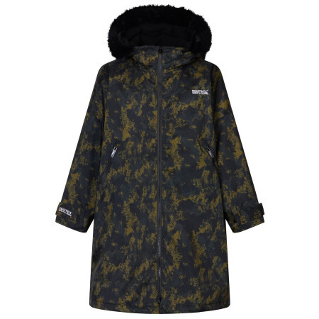 Dječji nepromočivi kaput Regatta Junior Waterproof Changing Robe Pro Bark Green kaki BrkGrnDistsd