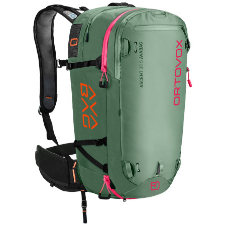 Lava torbe s airbagom Ortovox Ascent 38 S Avabag Kit zelena GreenIsar