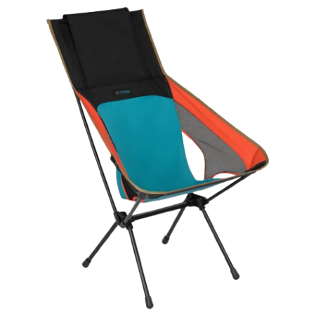 Stolice Helinox Sunset Chair (re) crna/plava Heritage Multi Block